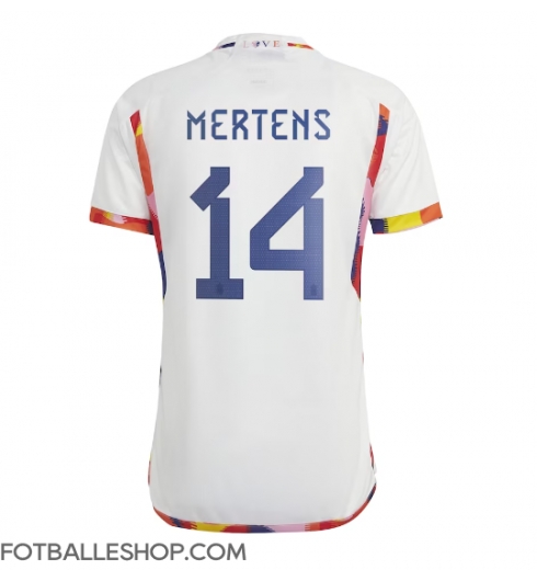 Belgia Dries Mertens #14 Replika Bortedrakt VM 2022 Kortermet