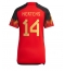 Belgia Dries Mertens #14 Replika Hjemmedrakt Dame VM 2022 Kortermet