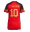 Belgia Eden Hazard #10 Replika Hjemmedrakt Dame VM 2022 Kortermet