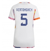 Belgia Jan Vertonghen #5 Replika Bortedrakt Dame VM 2022 Kortermet