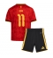 Belgia Jeremy Doku #11 Replika Hjemmedrakt Barn VM 2026 Kortermet (+ bukser)