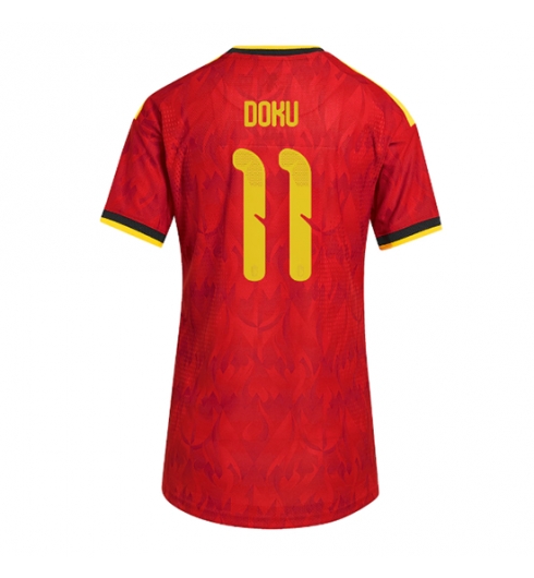 Belgia Jeremy Doku #11 Replika Hjemmedrakt Dame VM 2026 Kortermet Belgia Jeremy Doku #11 Replika Hjemmedrakt Dame VM 2026 Kortermet