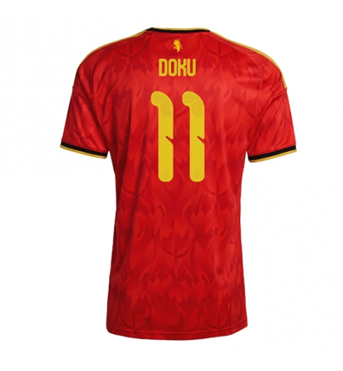 Belgia Jeremy Doku #11 Replika Hjemmedrakt VM 2026 Kortermet Belgia Jeremy Doku #11 Replika Hjemmedrakt VM 2026 Kortermet