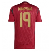Belgia Johan Bakayoko #19 Replika Hjemmedrakt EM 2024 Kortermet