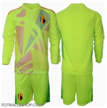 Belgia Keeper Replika Bortedrakt Barn EM 2024 Langermet (+ bukser)