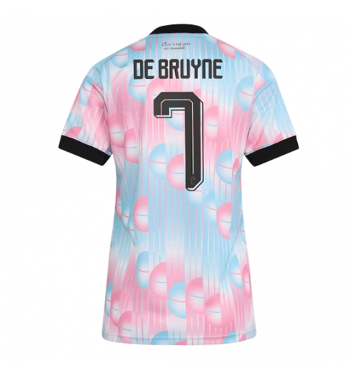 Belgia Kevin De Bruyne #7 Replika Bortedrakt Dame VM 2026 Kortermet Belgia Kevin De Bruyne #7 Replika Bortedrakt Dame VM 2026 Kortermet