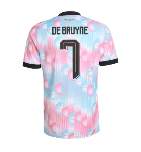 Belgia Kevin De Bruyne #7 Replika Bortedrakt VM 2026 Kortermet Belgia Kevin De Bruyne #7 Replika Bortedrakt VM 2026 Kortermet