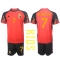 Belgia Kevin De Bruyne #7 Replika Hjemmedrakt Barn VM 2022 Kortermet (+ bukser)