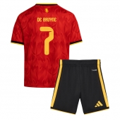 Belgia Kevin De Bruyne #7 Replika Hjemmedrakt Barn VM 2026 Kortermet (+ bukser)