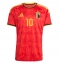 Belgia Leandro Trossard #10 Replika Hjemmedrakt VM 2026 Kortermet