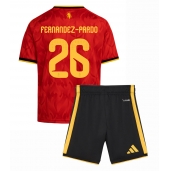 Belgia Matias Fernandez-Pardo #26 Replika Hjemmedrakt Barn VM 2026 Kortermet (+ bukser)