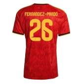 Belgia Matias Fernandez-Pardo #26 Replika Hjemmedrakt VM 2026 Kortermet