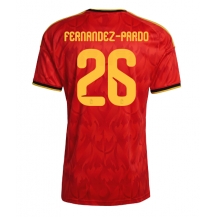 Belgia Matias Fernandez-Pardo #26 Replika Hjemmedrakt VM 2026 Kortermet
