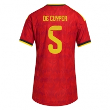 Belgia Maxim De Cuyper #5 Replika Hjemmedrakt Dame VM 2026 Kortermet