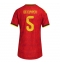 Belgia Maxim De Cuyper #5 Replika Hjemmedrakt Dame VM 2026 Kortermet Belgia Maxim De Cuyper #5 Replika Hjemmedrakt Dame VM 2026 Kortermet