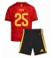 Belgia Nathan Ngoy #25 Replika Hjemmedrakt Barn VM 2026 Kortermet (+ bukser)