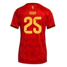 Belgia Nathan Ngoy #25 Replika Hjemmedrakt Dame VM 2026 Kortermet