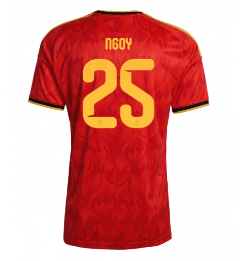 Belgia Nathan Ngoy #25 Replika Hjemmedrakt VM 2026 Kortermet Belgia Nathan Ngoy #25 Replika Hjemmedrakt VM 2026 Kortermet