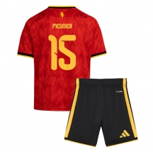Belgia Thomas Meunier #15 Replika Hjemmedrakt Barn VM 2026 Kortermet (+ bukser)