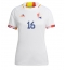 Belgia Thorgan Hazard #16 Replika Bortedrakt Dame VM 2022 Kortermet