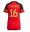 Belgia Thorgan Hazard #16 Replika Hjemmedrakt Dame VM 2022 Kortermet