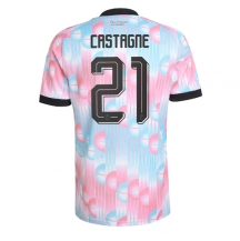 Belgia Timothy Castagne #21 Replika Bortedrakt VM 2026 Kortermet