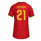 Belgia Timothy Castagne #21 Replika Hjemmedrakt Dame VM 2026 Kortermet