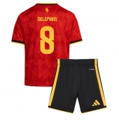Belgia Youri Tielemans #8 Replika Hjemmedrakt Barn VM 2026 Kortermet (+ bukser)
