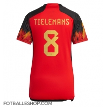 Belgia Youri Tielemans #8 Replika Hjemmedrakt Dame VM 2022 Kortermet