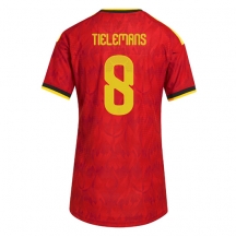 Belgia Youri Tielemans #8 Replika Hjemmedrakt Dame VM 2026 Kortermet