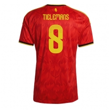 Belgia Youri Tielemans #8 Replika Hjemmedrakt VM 2026 Kortermet