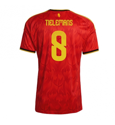 Belgia Youri Tielemans #8 Replika Hjemmedrakt VM 2026 Kortermet Belgia Youri Tielemans #8 Replika Hjemmedrakt VM 2026 Kortermet