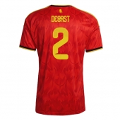 Belgia Zeno Debast #2 Replika Hjemmedrakt VM 2026 Kortermet