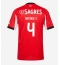 Benfica Antonio Silva #4 Replika Hjemmedrakt 2025-26 Kortermet