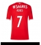 Benfica David Neres #7 Replika Hjemmedrakt 2022-23 Kortermet