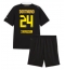 Borussia Dortmund Daniel Svensson #24 Replika Bortedrakt Barn 2026-27 Kortermet (+ bukser)