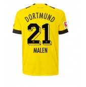 Borussia Dortmund Donyell Malen #21 Replika Hjemmedrakt 2022-23 Kortermet