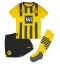 Borussia Dortmund Donyell Malen #21 Replika Hjemmedrakt Barn 2022-23 Kortermet (+ bukser)