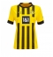 Borussia Dortmund Donyell Malen #21 Replika Hjemmedrakt Dame 2022-23 Kortermet