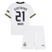 Borussia Dortmund Donyell Malen #21 Replika Tredjedrakt Barn 2024-25 Kortermet (+ bukser)