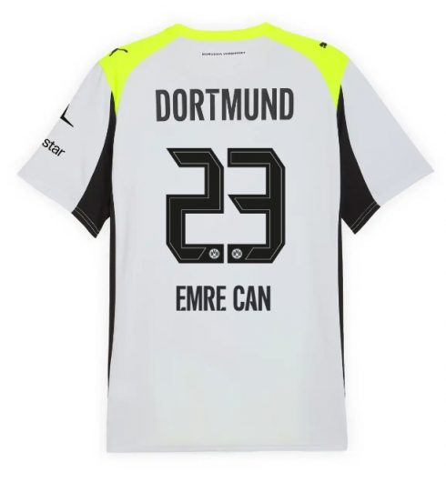 Borussia Dortmund Emre Can #23 Replika Bortedrakt 2025-26 Kortermet Borussia Dortmund Emre Can #23 Replika Bortedrakt 2025-26 Kortermet