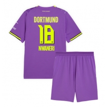 Borussia Dortmund Ethan Nwaneri #18 Replika Tredjedrakt Barn 2026-27 Kortermet (+ bukser)