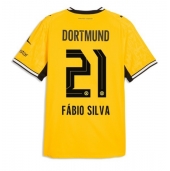 Borussia Dortmund Fabio Silva #21 Replika Hjemmedrakt 2026-27 Kortermet