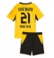 Borussia Dortmund Fabio Silva #21 Replika Hjemmedrakt Barn 2026-27 Kortermet (+ bukser)