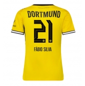 Borussia Dortmund Fabio Silva #21 Replika Hjemmedrakt Dame 2026-27 Kortermet