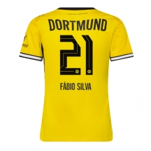 Borussia Dortmund Fabio Silva #21 Replika Hjemmedrakt Dame 2026-27 Kortermet