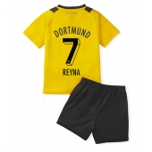 Borussia Dortmund Giovanni Reyna #7 Replika Hjemmedrakt Barn 2022-23 Kortermet (+ bukser)