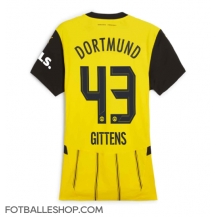 Borussia Dortmund Jamie Bynoe-Gittens #43 Replika Hjemmedrakt Dame 2024-25 Kortermet