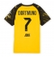 Borussia Dortmund Jobe Bellingham #7 Replika Hjemmedrakt Dame 2025-26 Kortermet