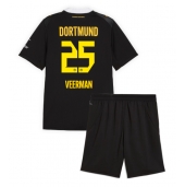 Borussia Dortmund Joey Veerman #25 Replika Bortedrakt Barn 2026-27 Kortermet (+ bukser)